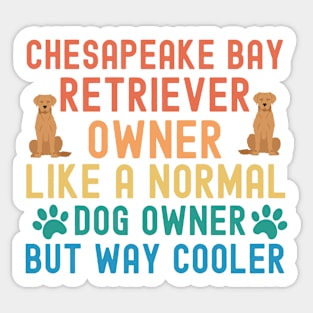 Chesapeake Bay Retriever Owner Sticker